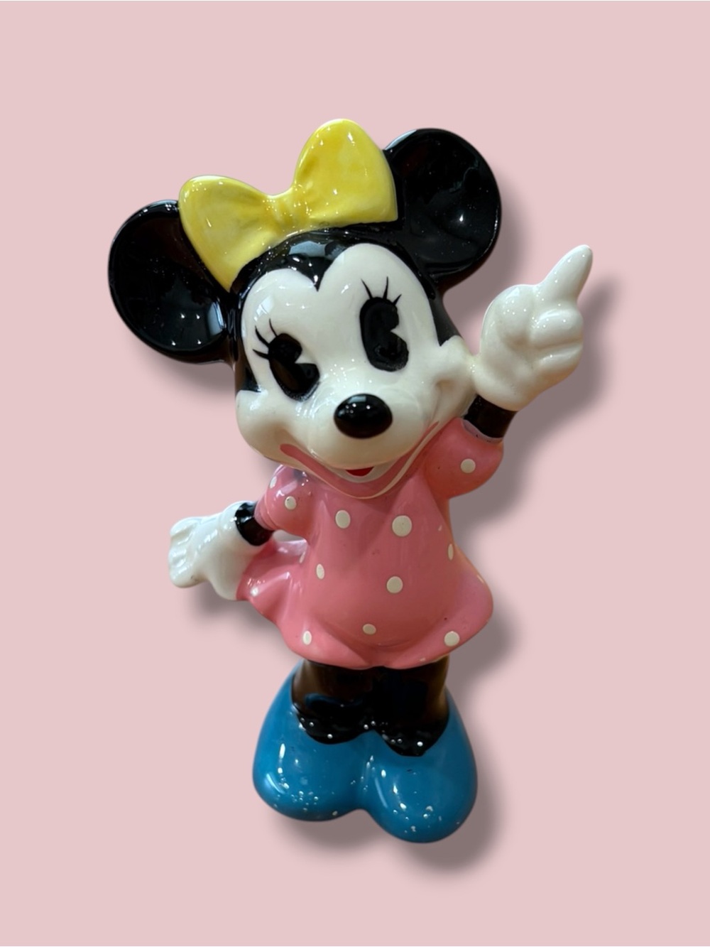 Vintage Disney Minnie Mouse Ceramic Figurine